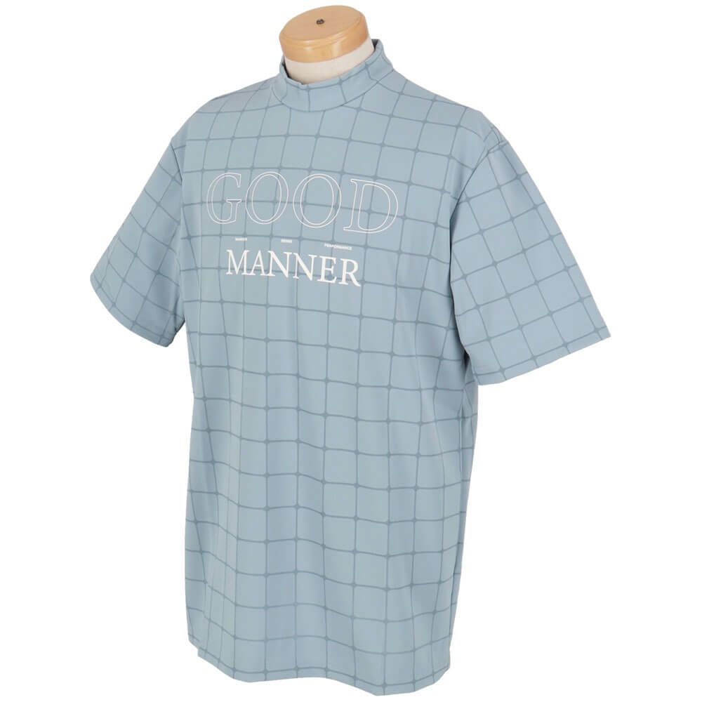 ユナイテッドアローズゴルフ　メンズ ロゴプリント ジャガード 半袖 モックネックシャツ 6017-699-0114　2025年モデル 詳細7