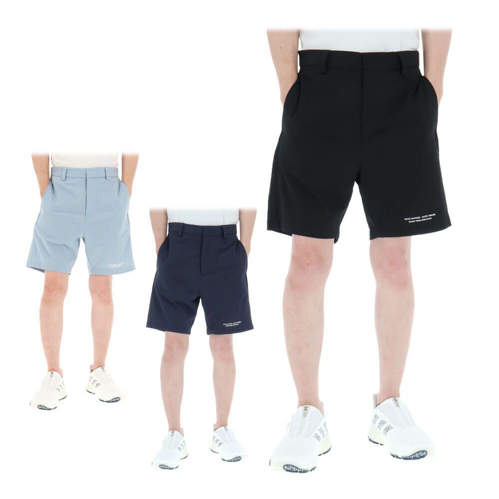 ユナイテッドアローズゴルフ　メンズ ロゴプリント メッシュ ショートパンツ 6019-699-0036　2025年モデル