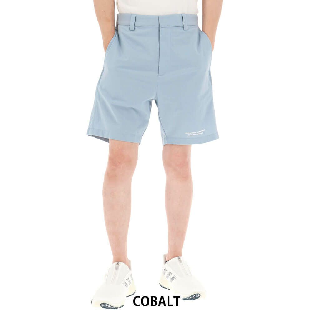 ユナイテッドアローズゴルフ　メンズ ロゴプリント メッシュ ショートパンツ 6019-699-0036　2025年モデル COBALT