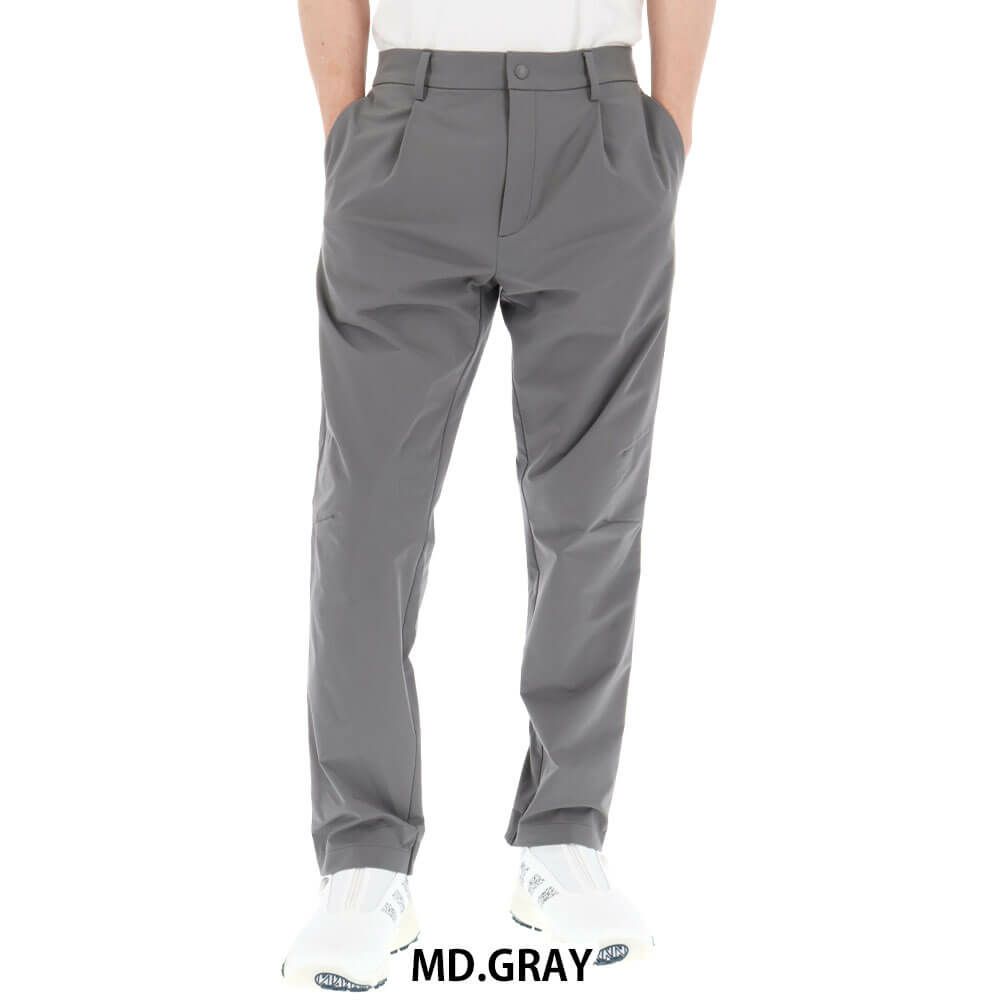 ユナイテッドアローズゴルフ　メンズ ロゴプリント スポーティ スリムハーフ ジョガーパンツ 6014-699-0092　2025年モデル MD.GRAY