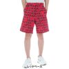 パーリーゲイツ PEARLY GATES　メンズ Nyストレッチドビーロゴヒョウ柄 ショートパンツ 053-5232609　2025年モデル レッドベース