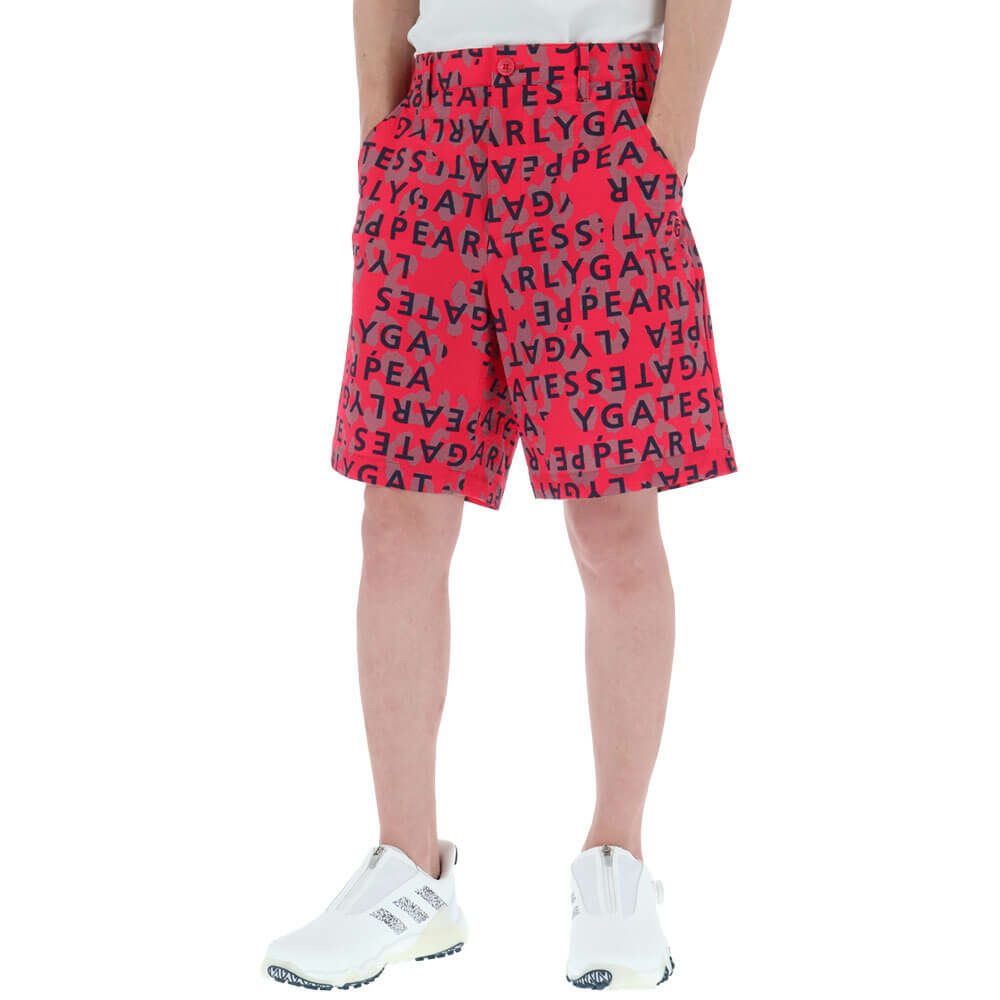 パーリーゲイツ PEARLY GATES　メンズ Nyストレッチドビーロゴヒョウ柄 ショートパンツ 053-5232609　2025年モデル 詳細3