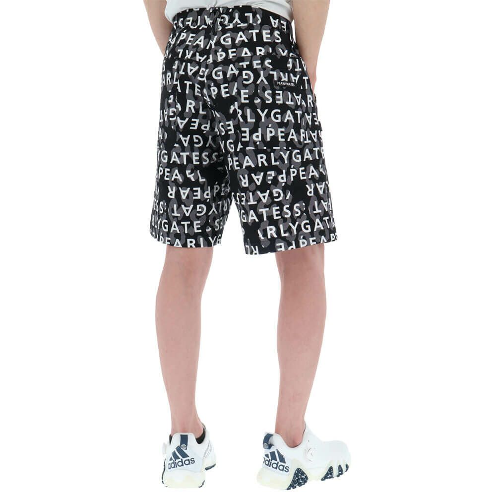 パーリーゲイツ PEARLY GATES　メンズ Nyストレッチドビーロゴヒョウ柄 ショートパンツ 053-5232609　2025年モデル 詳細4