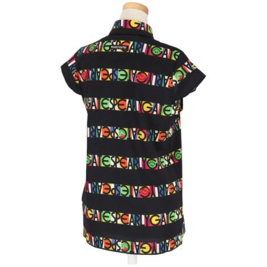 パーリーゲイツ PEARLY GATES　レディース ビオニコ シール ボーダー UV 半袖 ポロシャツ 055-5260608　2025年モデル 詳細4