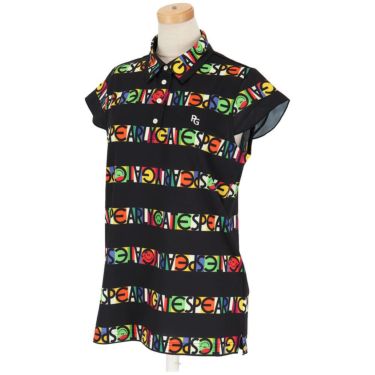 パーリーゲイツ PEARLY GATES　レディース ビオニコ シール ボーダー UV 半袖 ポロシャツ 055-5260608　2025年モデル 詳細5