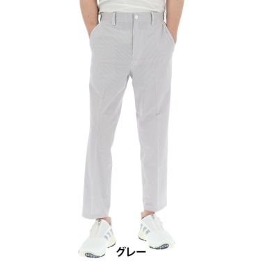 マンシングウェア Munsingwear　メンズ シアサッカー 9分丈パンツ MG5SLP83M　2025年モデル グレー