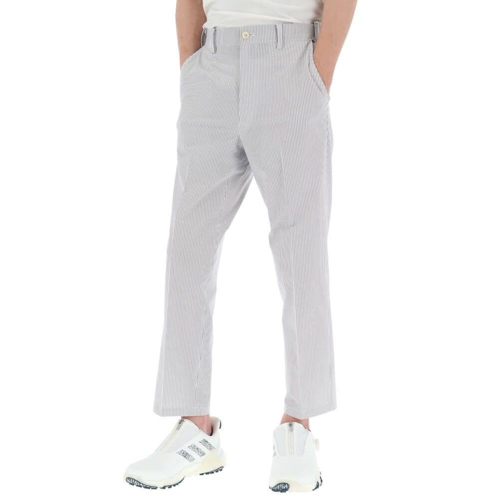 マンシングウェア Munsingwear　メンズ シアサッカー 9分丈パンツ MG5SLP83M　2025年モデル 詳細3