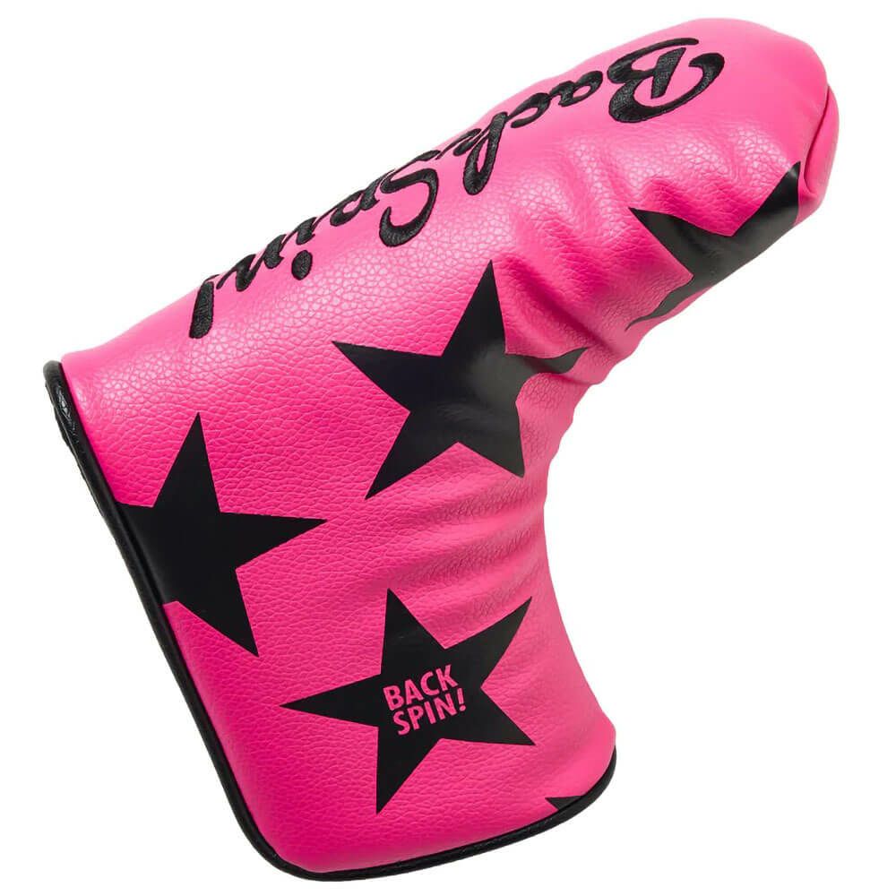 バックスピンゴルフ BACK SPIN! GOLF　スター ブレードタイプ パターカバー BSBC02H510 PK/BK ピンク　2025年モデル 詳細2