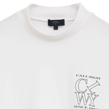 キャロウェイ Callaway　メンズ ハイゲージ カノコ 半袖 モックネックシャツ C25234100　2025年モデル 詳細3