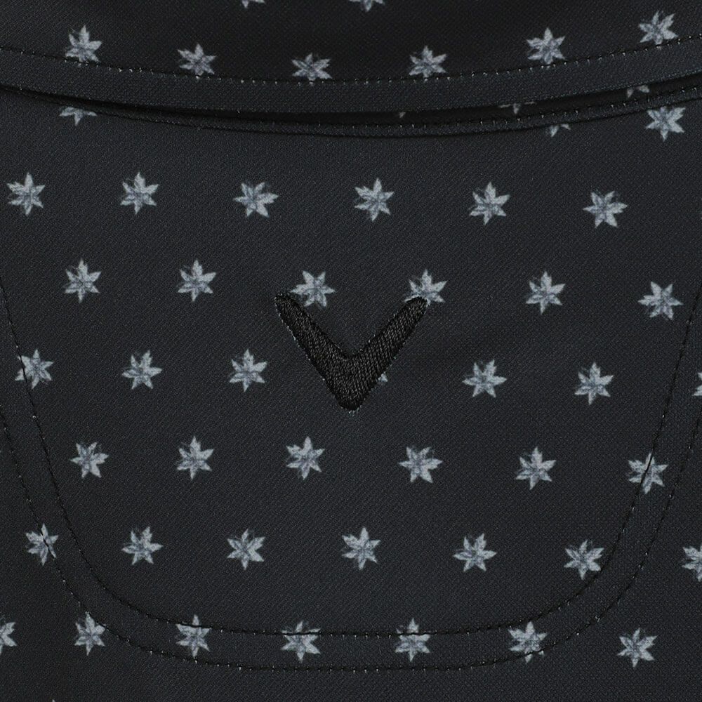 キャロウェイ Callaway　メンズ ミニフラワープリント ハイゲージ カノコ 半袖 ポロシャツ C25234102　2025年モデル 詳細5