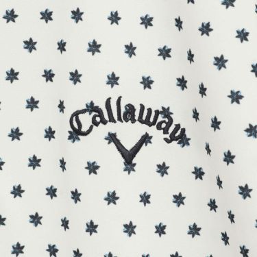 キャロウェイ Callaway　メンズ ミニフラワープリント ハイゲージ カノコ 半袖 ポロシャツ C25234102　2025年モデル 詳細8