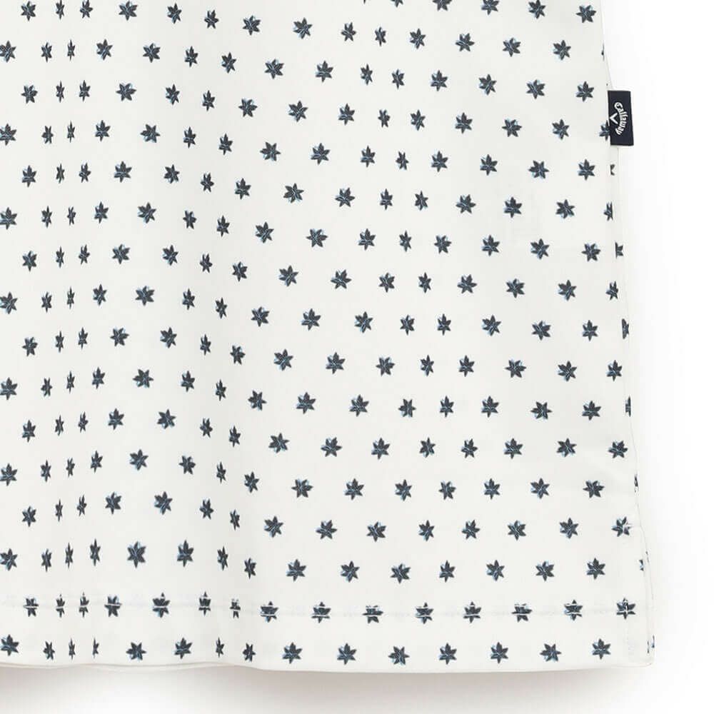 キャロウェイ Callaway　メンズ ミニフラワープリント ハイゲージ カノコ 半袖 ポロシャツ C25234102　2025年モデル 詳細11