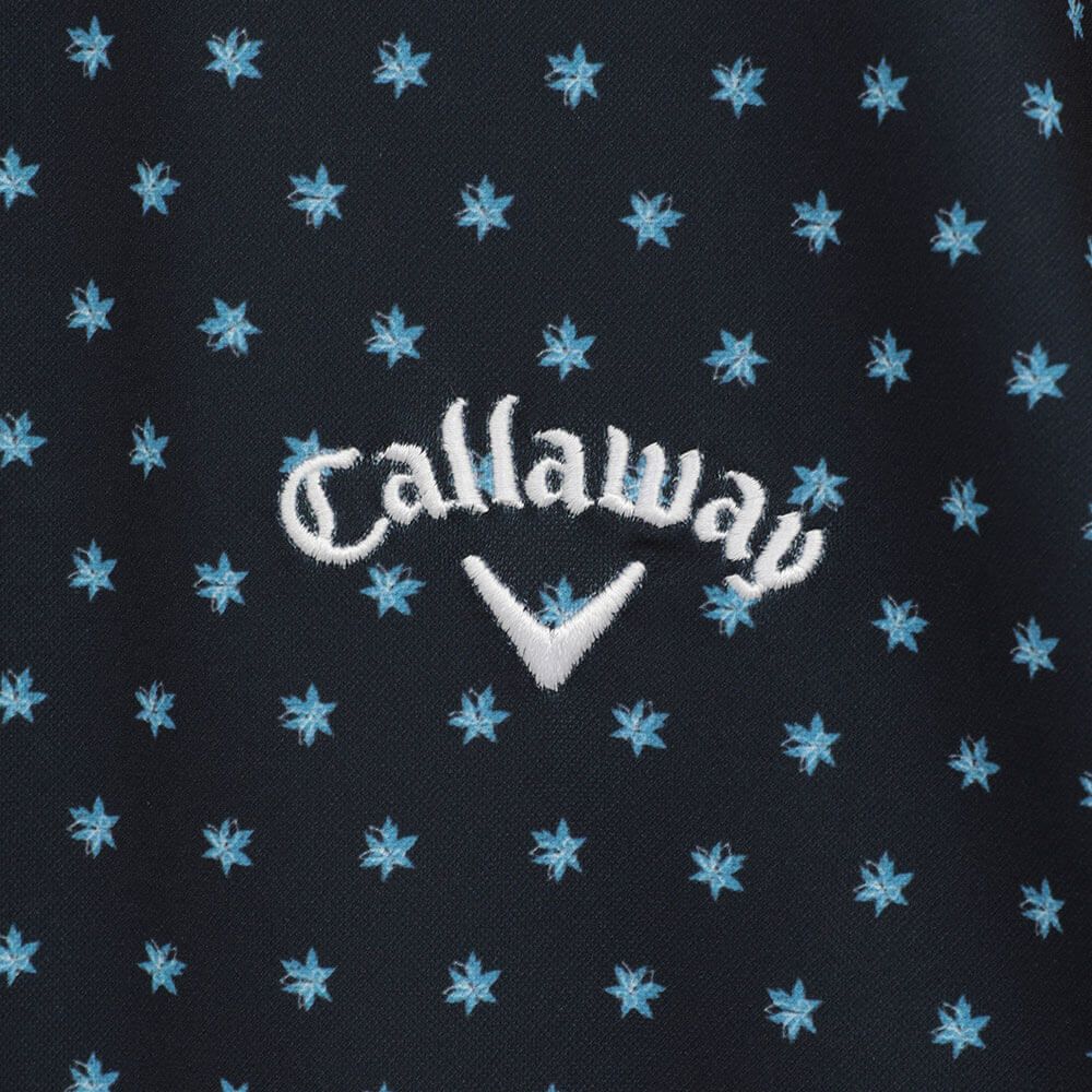 キャロウェイ Callaway　メンズ ミニフラワープリント ハイゲージ カノコ 半袖 ポロシャツ C25234102　2025年モデル 詳細18