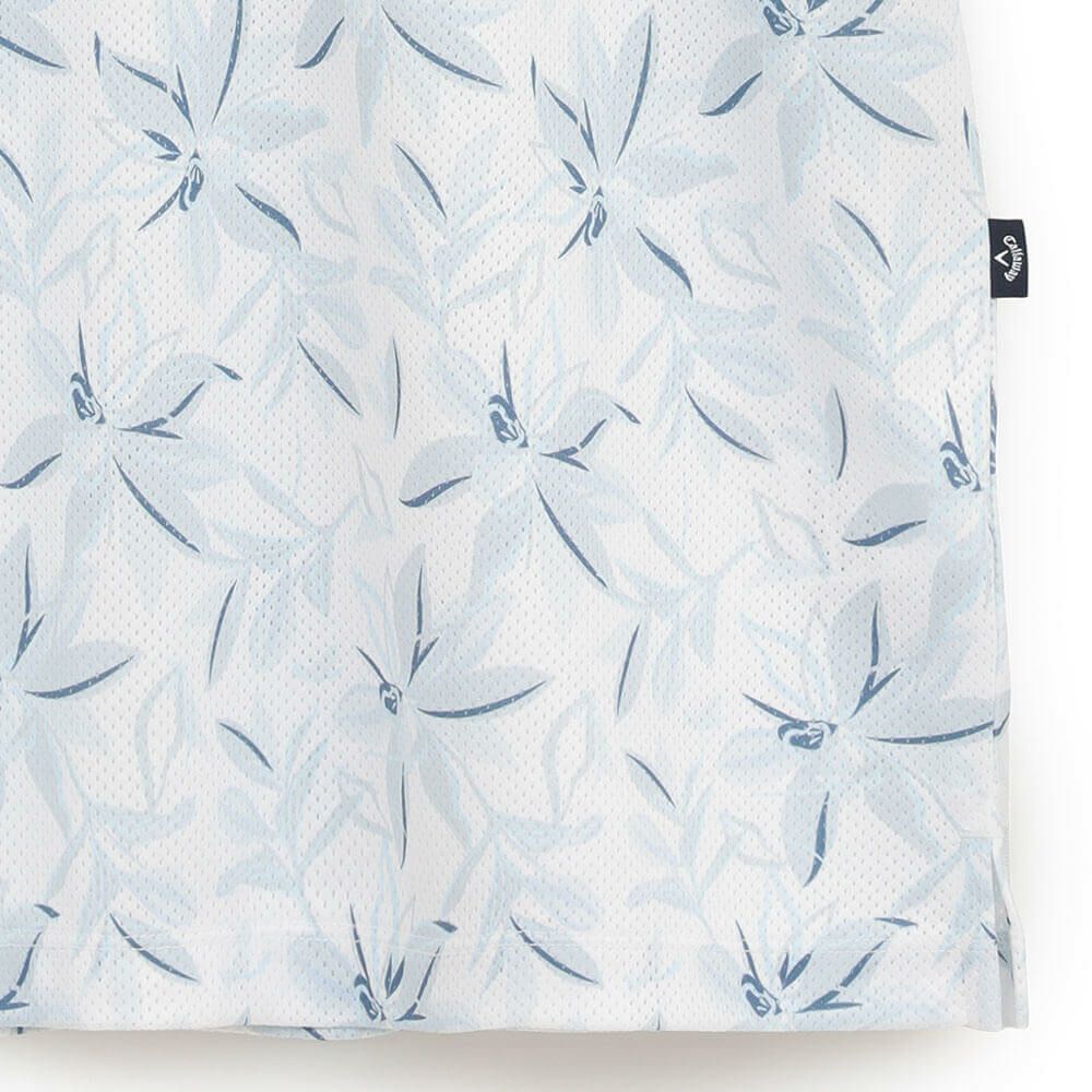 キャロウェイ Callaway　メンズ かざあなメッシュ フラワープリント 半袖 ポロシャツ C25234104　2025年モデル 詳細5