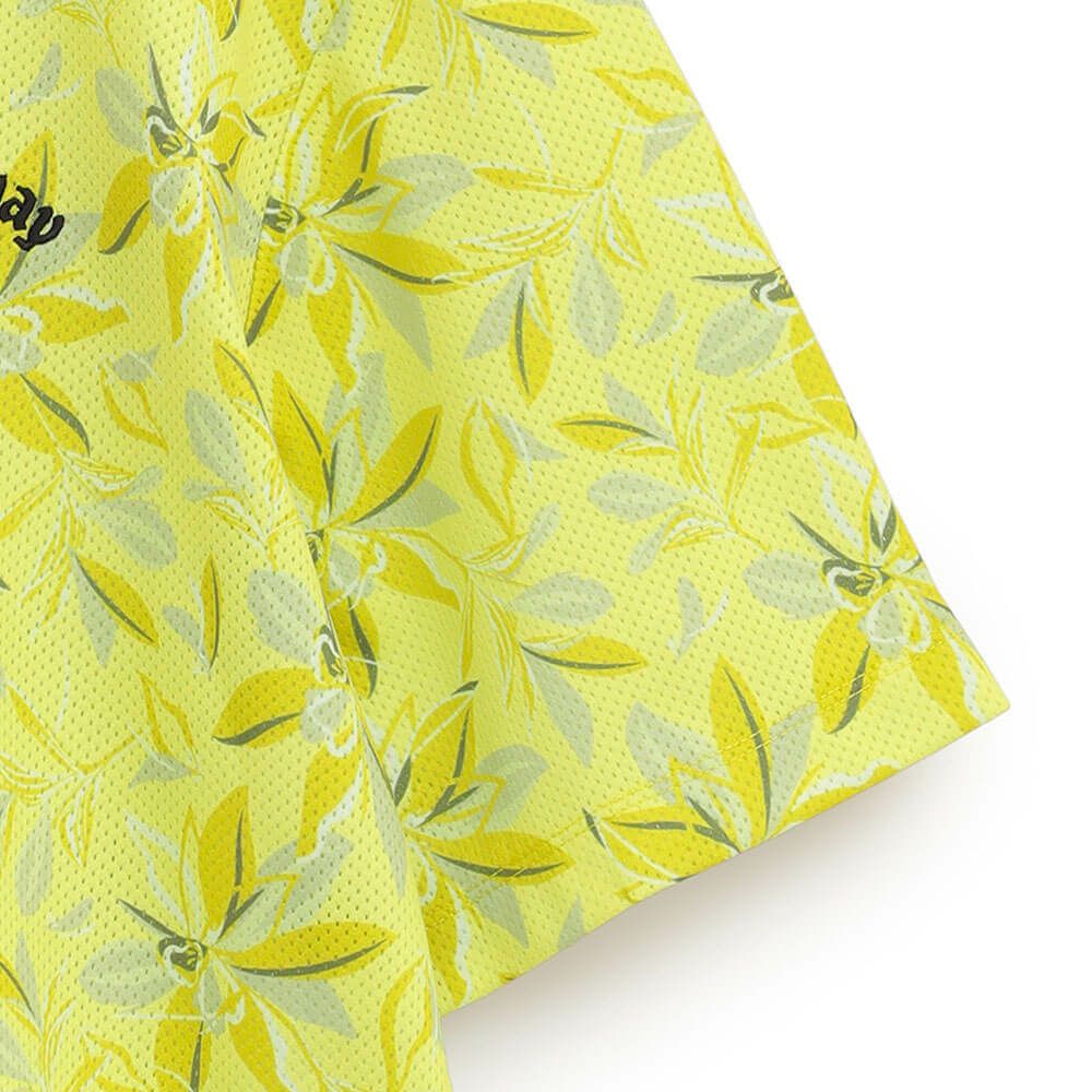 キャロウェイ Callaway　メンズ かざあなメッシュ フラワープリント 半袖 ポロシャツ C25234104　2025年モデル 詳細10