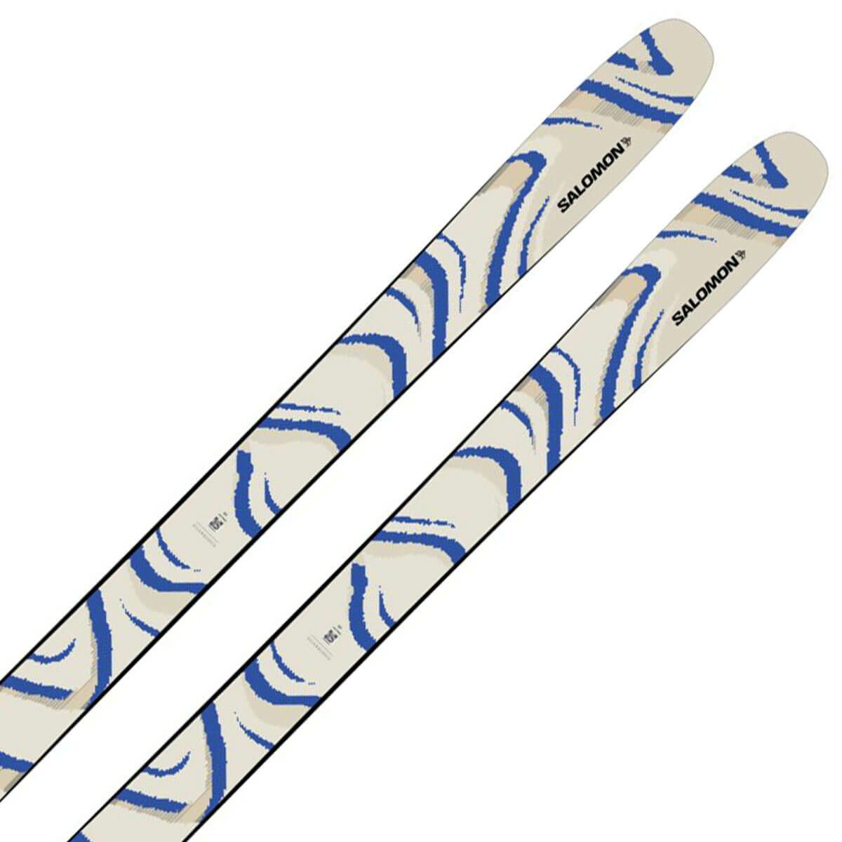 サロモン SALOMON　QST 106 ALMOND MILK キューエスティー 106　スキー板 単品 2025-2026 詳細3