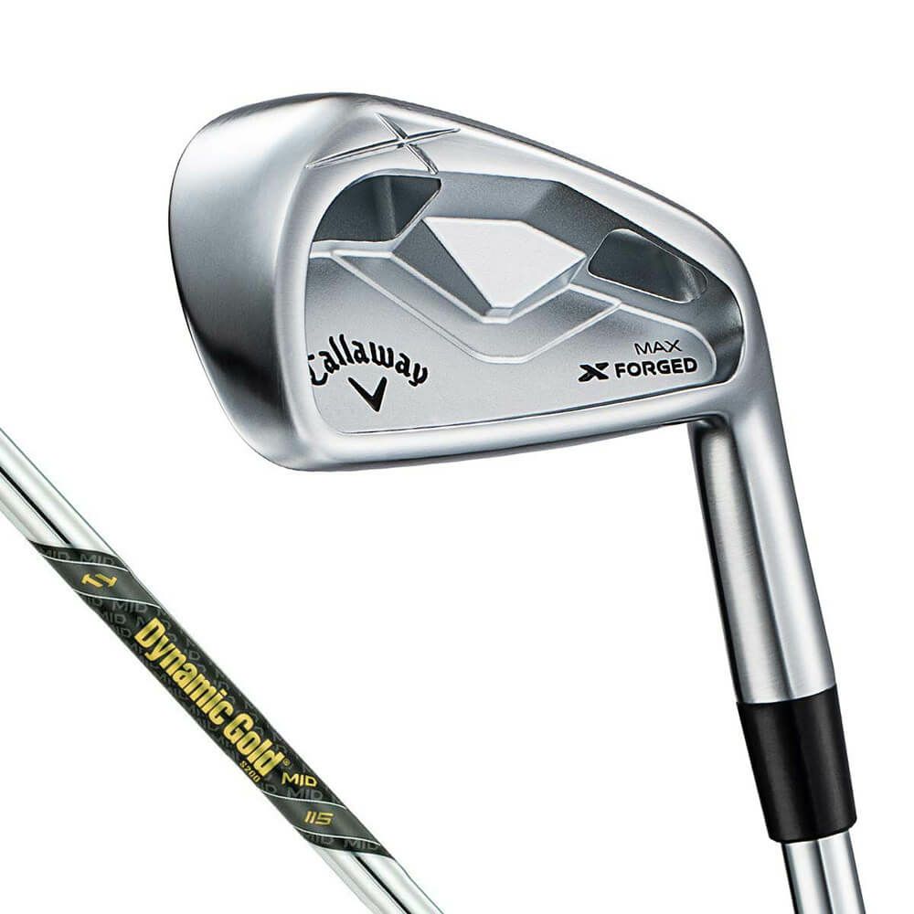 キャロウェイ　X FORGED MAX エックス フォージド マックス アイアン　5本セット（＃6～9、PW）　ダイナミックゴールド MID 115 スチールシャフト　2025年モデル 詳細1