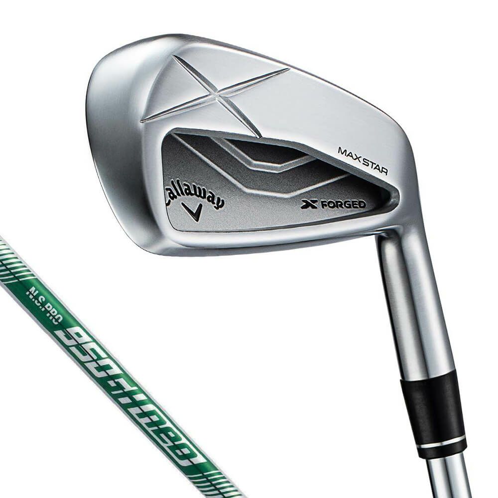 キャロウェイ　X FORGED MAX STAR エックス フォージド マックス スター アイアン　5本セット（＃6～9、PW）　N.S.PRO 950GH neo スチールシャフト　2025年モデル