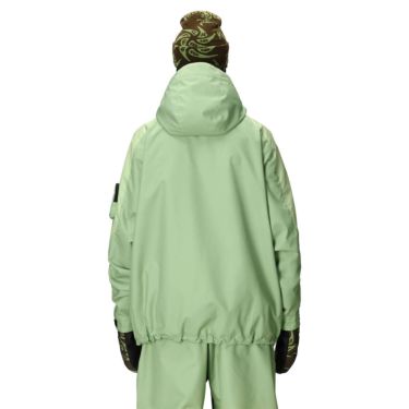 シックスエイトシックス 686　スキー スノーボードウェア ハフ ダブルシェルジャケット MENS 686 HUF DOUBLE H SHELL JACKET M5WN160-HGRN 2025-2026 HUF GREEN COLORBLOCK 詳細2