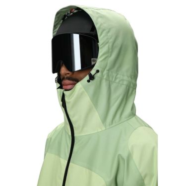 シックスエイトシックス 686　スキー スノーボードウェア ハフ ダブルシェルジャケット MENS 686 HUF DOUBLE H SHELL JACKET M5WN160-HGRN 2025-2026 HUF GREEN COLORBLOCK 詳細4