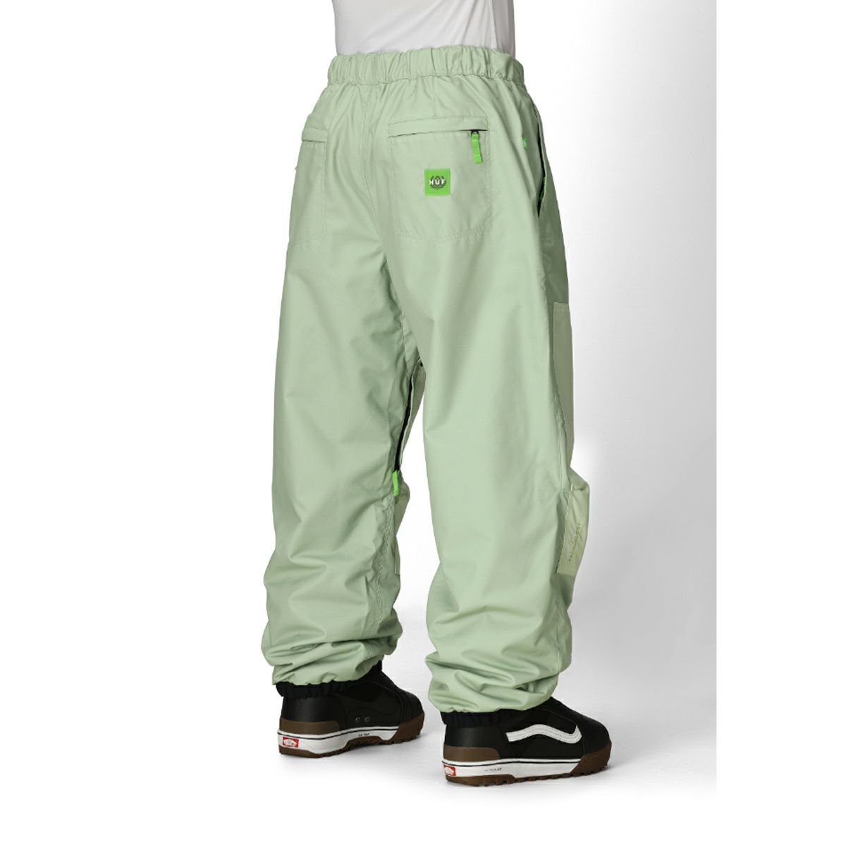 シックスエイトシックス 686　スキー スノーボードウェア ハフ ダブルシェルパンツ MENS 686 HUF DOUBLE H SHELL PANT M5WN243-HGRN 2025-2026 HUF GREEN COLORBLOCK 詳細2