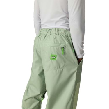シックスエイトシックス 686　スキー スノーボードウェア ハフ ダブルシェルパンツ MENS 686 HUF DOUBLE H SHELL PANT M5WN243-HGRN 2025-2026 HUF GREEN COLORBLOCK 詳細7