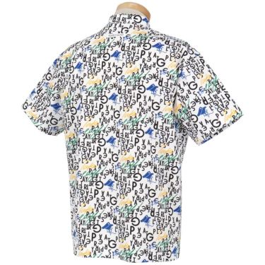 パーリーゲイツ PEARLY GATES　メンズ BALLくんロゴ 総柄プリント半袖 モックネックシャツ 053-5267705　2025年モデル 詳細2