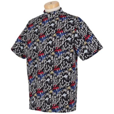 パーリーゲイツ PEARLY GATES　メンズ BALLくんロゴ 総柄プリント半袖 モックネックシャツ 053-5267705　2025年モデル 詳細7