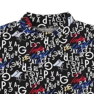 パーリーゲイツ PEARLY GATES　メンズ BALLくんロゴ 総柄プリント半袖 モックネックシャツ 053-5267705　2025年モデル 詳細8