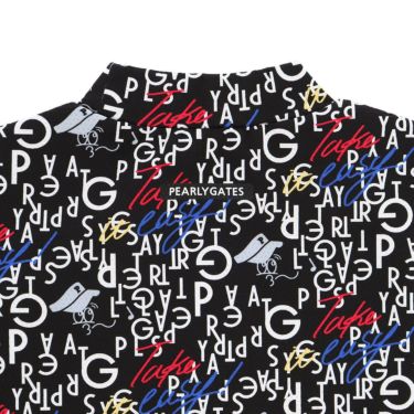 パーリーゲイツ PEARLY GATES　メンズ BALLくんロゴ 総柄プリント半袖 モックネックシャツ 053-5267705　2025年モデル 詳細9