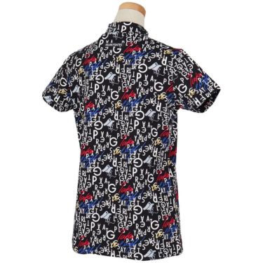 パーリーゲイツ PEARLY GATES　レディース BALLくんロゴ 総柄プリント半袖 モックネックシャツ 055-5267706　2025年モデル 詳細6