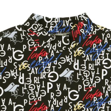 パーリーゲイツ PEARLY GATES　レディース BALLくんロゴ 総柄プリント半袖 モックネックシャツ 055-5267706　2025年モデル 詳細8