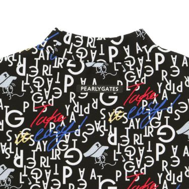 パーリーゲイツ PEARLY GATES　レディース BALLくんロゴ 総柄プリント半袖 モックネックシャツ 055-5267706　2025年モデル 詳細9