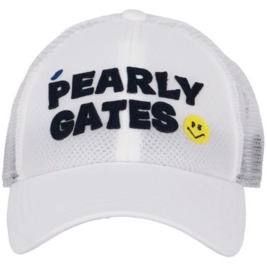 パーリーゲイツ PEARLY GATES　ALLメッシュ BASIC キャップ 053-5287701 030 ホワイト　2025年モデル 詳細2