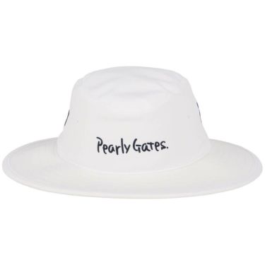 パーリーゲイツ PEARLY GATES　メッシュ つば広 ハット 053-5287702 030 ホワイト　2025年モデル 詳細2