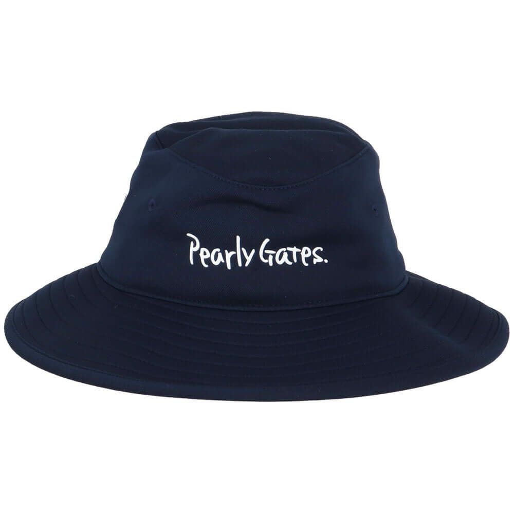 パーリーゲイツ PEARLY GATES　メッシュ つば広 ハット 053-5287702 120 ネイビー　2025年モデル 詳細1