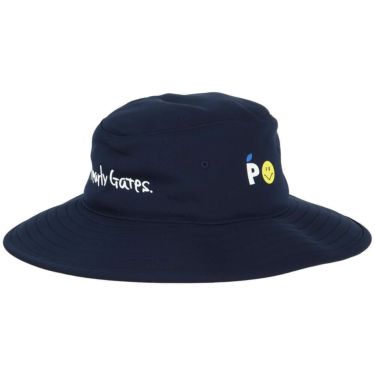 パーリーゲイツ PEARLY GATES　メッシュ つば広 ハット 053-5287702 120 ネイビー　2025年モデル 詳細2