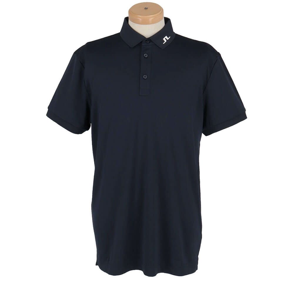 Jリンドバーグ J.LINDEBERG　メンズ バックブリッジ ロゴ刺繍 半袖 ポロシャツ 071-23242　2025年モデル