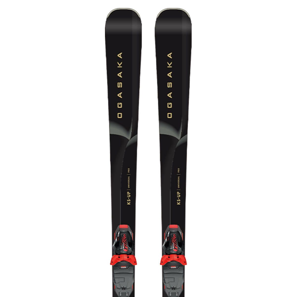 オガサカ OGASAKA　KS-UP/BK＋PRD12GW ケイエス ユーピー/ブラック＋PRD12GW　スキー板 ビンディングセット 2025-2026