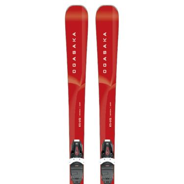 オガサカ OGASAKA　KS-UQ/RD＋PRD11GW ケイエス ユーキュー/レッド＋PRD11GW　スキー板 ビンディングセット 2025-2026
