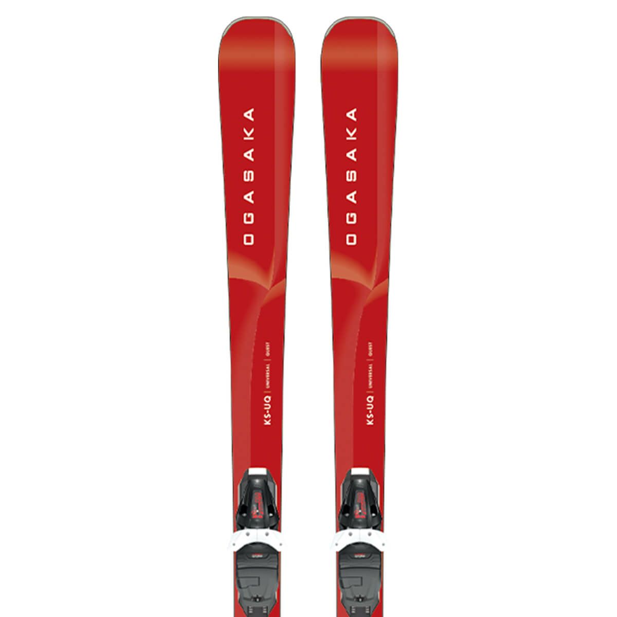 オガサカ OGASAKA　KS-UQ/RD＋PRD11GW ケイエス ユーキュー/レッド＋PRD11GW　スキー板 ビンディングセット 2025-2026