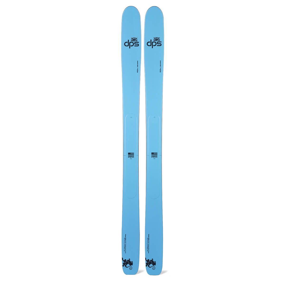 ディーピーエス DPS　Carbon Wailer 107 カーボン ワイラー 107 Blue　スキー板 単品 2025-2026 詳細2