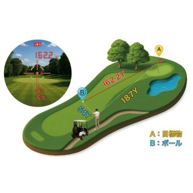 ショットナビ　レーザー距離計　Laser Sniper RAYS GR＋ レーザー スナイパー レイズ グリーン＆レッド プラス　ホワイト 詳細1