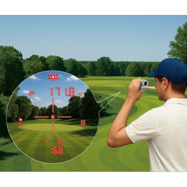 ショットナビ　レーザー距離計　Laser Sniper RAYS GR＋ レーザー スナイパー レイズ グリーン＆レッド プラス　ホワイト 詳細3