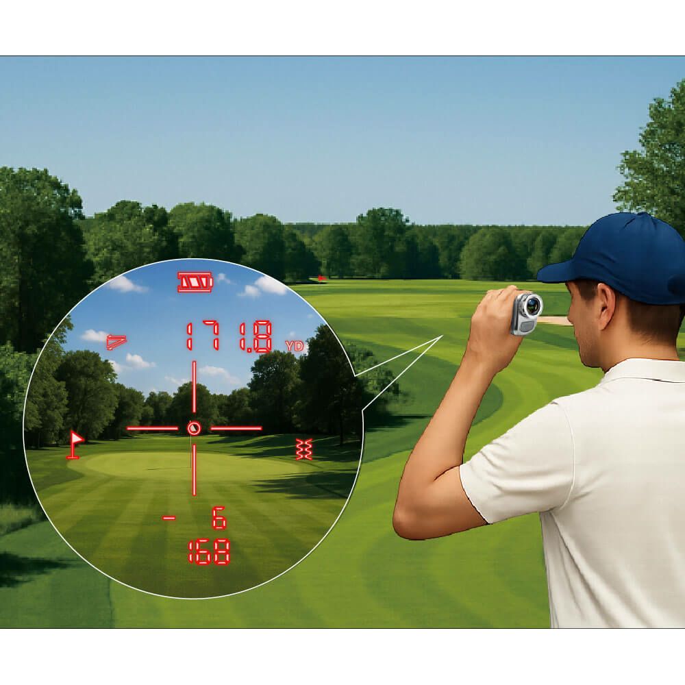 ショットナビ　レーザー距離計　Laser Sniper RAYS GR＋ レーザー スナイパー レイズ グリーン＆レッド プラス　ホワイト 詳細3