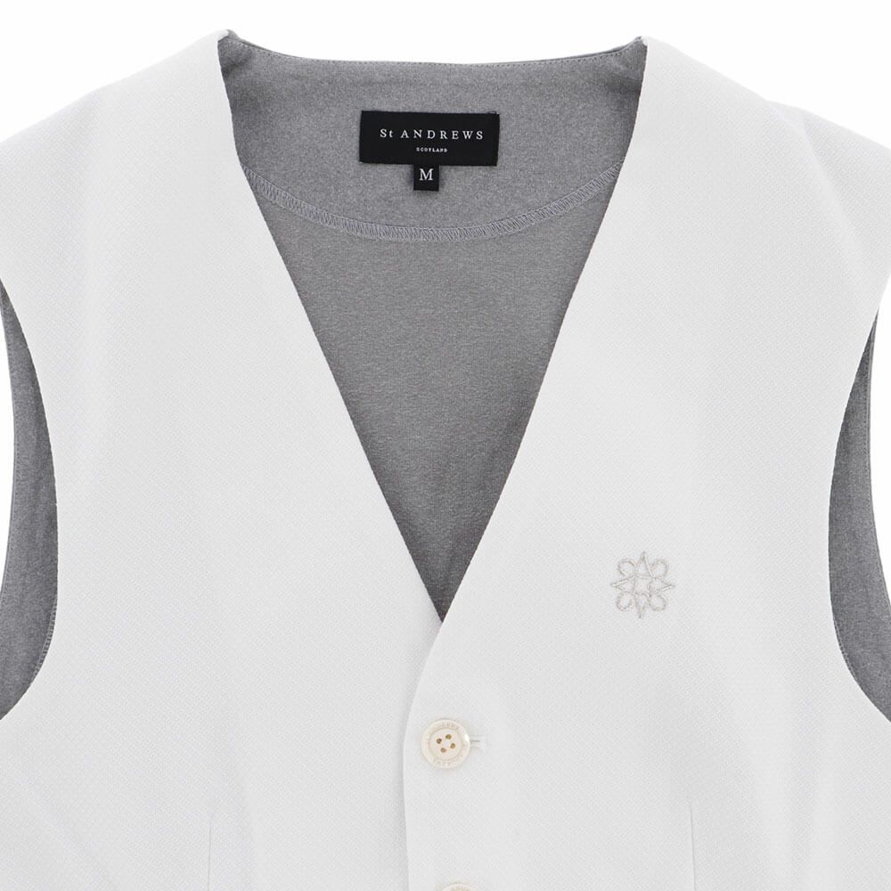 セントアンドリュース St ANDREWS　 メンズ ラメジャガード ジレ 042-1258901 詳細3