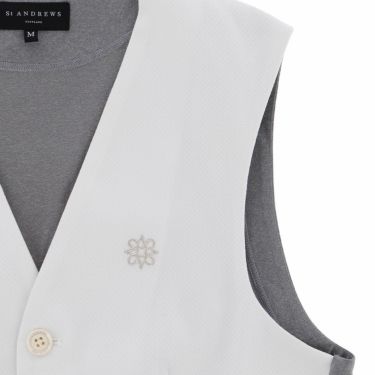 セントアンドリュース St ANDREWS　 メンズ ラメジャガード ジレ 042-1258901 詳細5