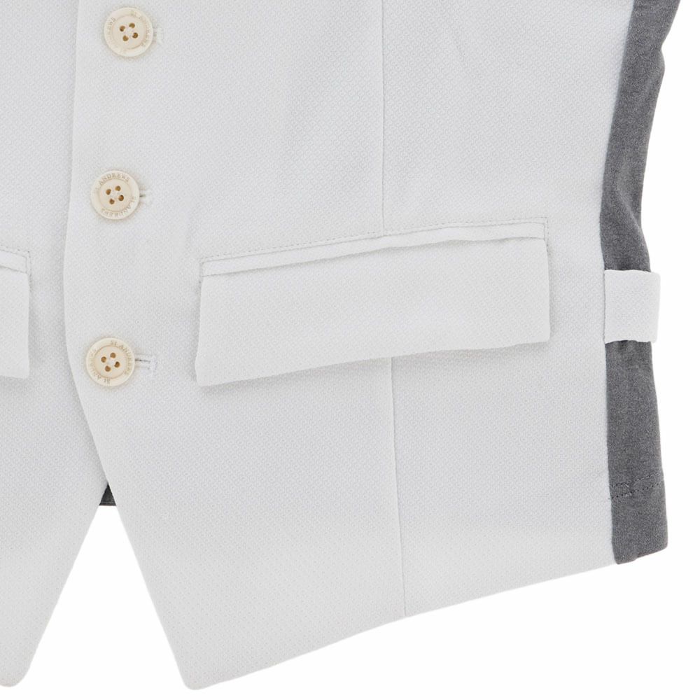 セントアンドリュース St ANDREWS　 メンズ ラメジャガード ジレ 042-1258901 詳細6