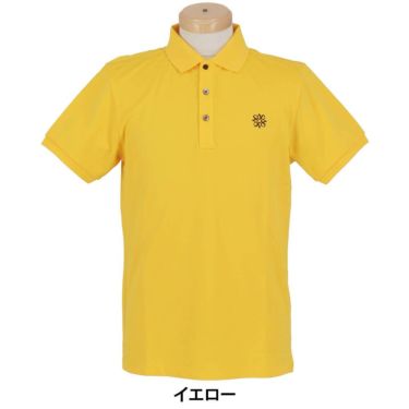 セントアンドリュース St ANDREWS　メンズ 変形 鹿の子 半袖 ポロシャツ 042-1960101 イエロー