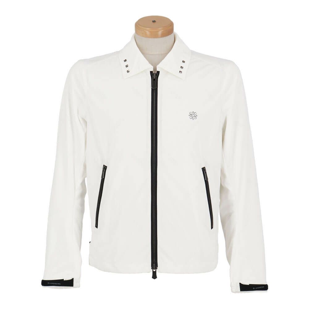 セントアンドリュース St ANDREWS　メンズ Airshutロゴ 長袖 ブルゾン 042-2220001 ホワイト